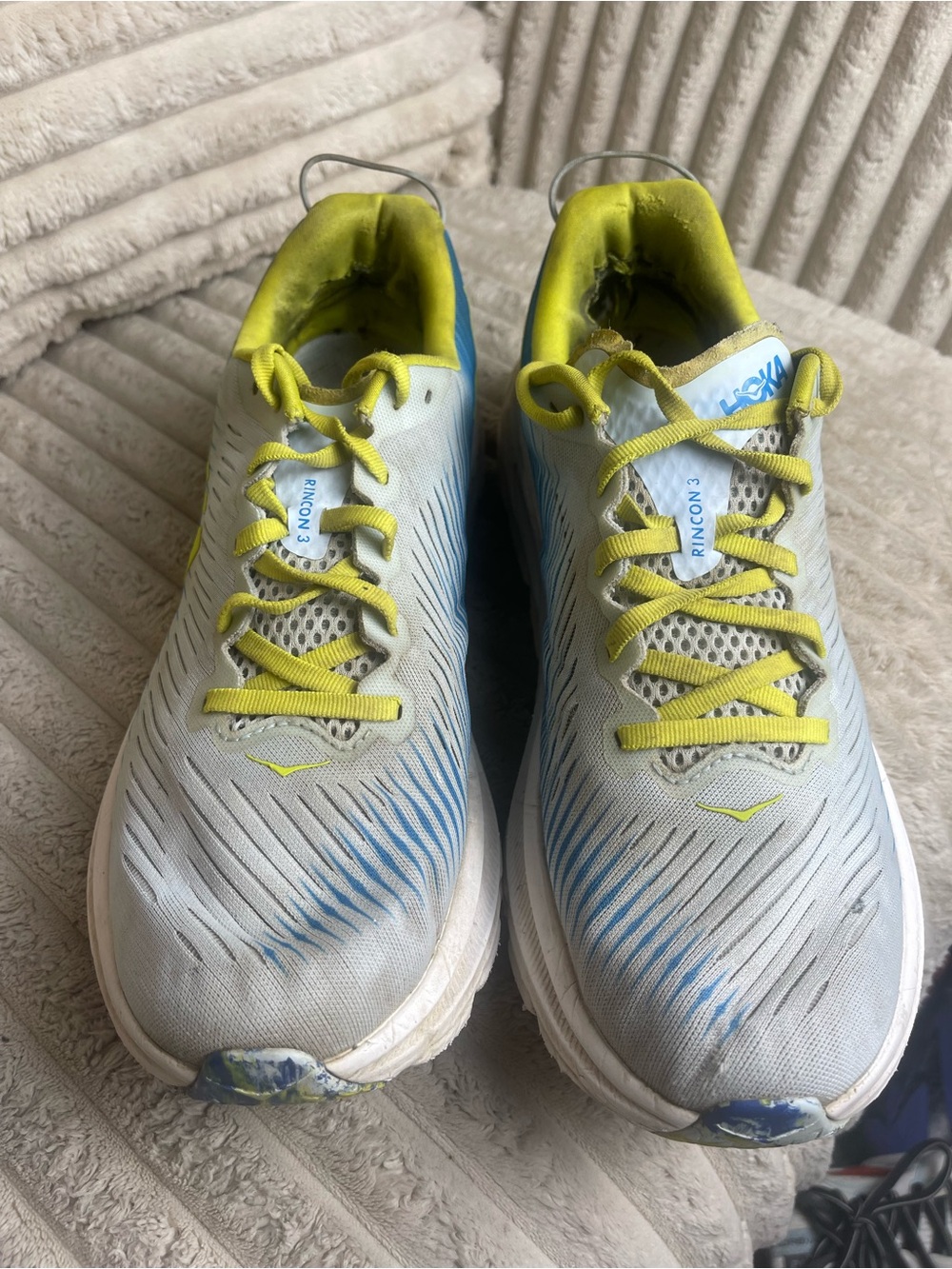 Hoka Z5181 Mens Ice Water/Diva Blue Rincon 3 Low Top Running Sneakers Size 9.5 - Picture 2 of 10